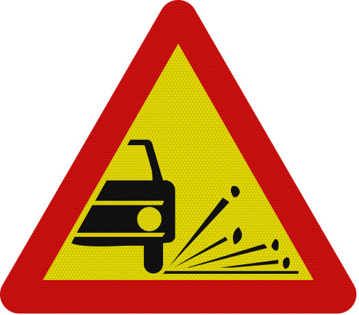 Improscare cu pietris U7, Indicator rutier | Semn de circulatie