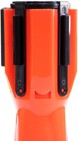 Banda retractabila pentru conuri, lungime 3m, alb-rosu