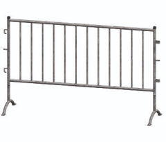 Gard metalic mobil pentru delimitarea traficului pietonal, 2m x 1.2m, greutate 18 kg