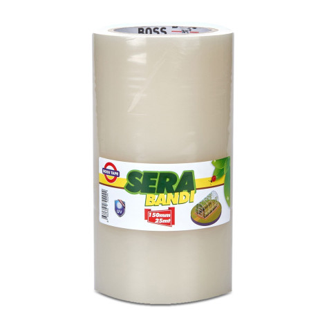 SET 5 buc x Benzi adezive pentru lipire / reparatie folie sera / solar, transparenta, 15cm x 25m