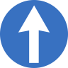 Inainte, Indicator rutier | Semn de circulatie