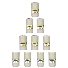 SET 10 buc x Benzi adezive pentru lipire / reparatie folie sera / solar, transparenta, 15cm x 25m