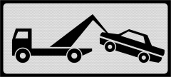 Ridicarea autovehiculelor oprite si/sau stationate neregulamentar, Indicator rutier | Semn de circulatie