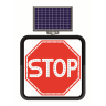 Indicator rutier solar cu leduri pentru semnalizarare: STOP