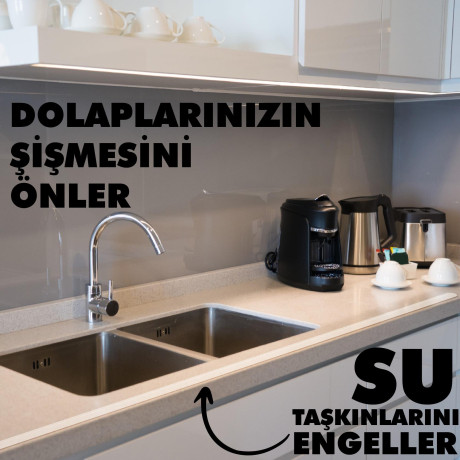 Banda autoadeziva de retinere a apei, banda opritor de apa din silicon, transparenta, 20mm x 2m