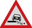 Acostament periculos (A12), Indicator rutier | Semn de circulatie