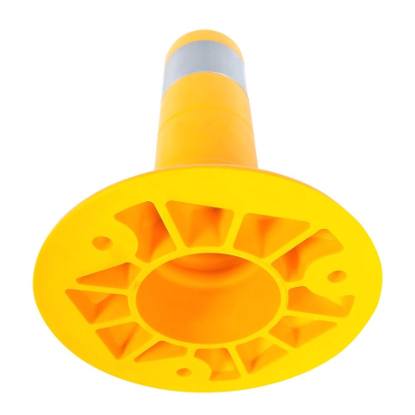 Stalp galben din cauciuc inaltime 30cm, TPU