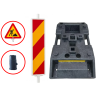 SET Baliza Folie CLASA 1 + baza 15kg + Semn Semnalizare lucrari