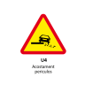 Acostament periculos (U4), Indicator rutier | Semn de circulatie