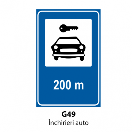 Inchirieri auto, Indicator rutier | Semn de circulatie