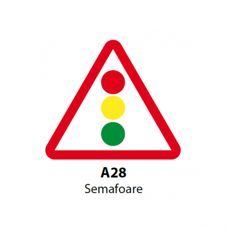 Semafoare A28, Indicator rutier | Semn de circulatie