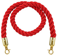 Cordon delimitare roșu cu două carabine aurii