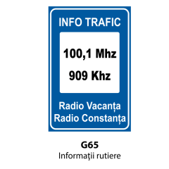 Informatii rutiere, Indicator rutier | Semn de circulatie