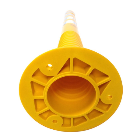 Stalp galben din cauciuc inaltime 1 metru, TPU