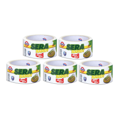 SET 5 buc x Benzi adezive pentru lipire / reparatie folie sera / solar, transparenta, 5cm x 25m