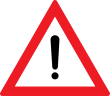 Atentie! Alte pericole, A32, Indicator rutier | Semn de circulatie