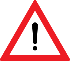 Atentie! Alte pericole, A32, Indicator rutier | Semn de circulatie