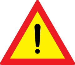 Atentie! Alte pericole, U11, Indicator rutier | Semn de circulatie