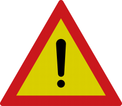 Atentie! Alte pericole, U11, Indicator rutier | Semn de circulatie