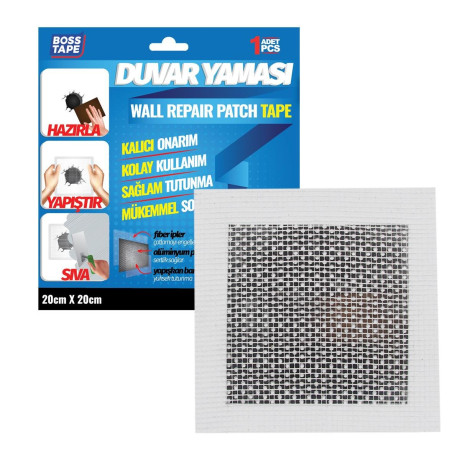 Banda tip petice pentru repararea peretelui, 20 x 20cm