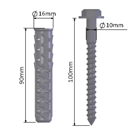 Limitator de viteza din cauciuc cu inaltimea de 4,5cm