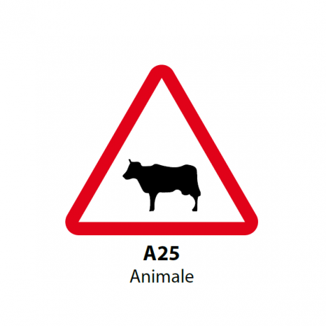 Animale (domestice), Indicator rutier | Semn de circulatie