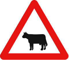Animale (domestice), Indicator rutier | Semn de circulatie