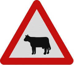 Animale (domestice), Indicator rutier | Semn de circulatie