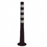 Stalp negru din cauciuc inaltime 1 metru, TPU