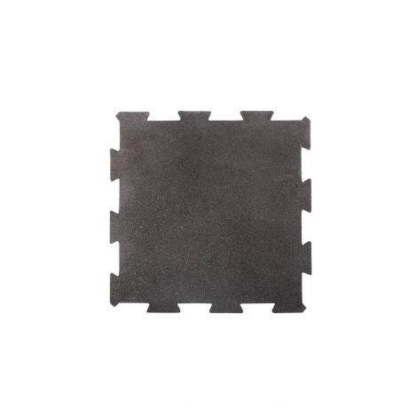 Pavele, Dale de cauciuc, tip PUZZLE, SBR, 100cm x 100cm, Negru ***