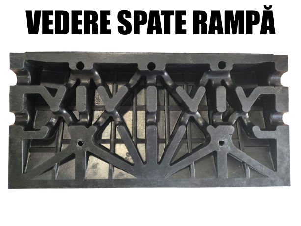 Rampa Bordura Cauciuc, inaltime 10cm, rezistente la tonaj mare