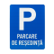 Indicator Rutier Parcare de Reședință (G34r) - Semn de Circulație Metalic 65x50cm