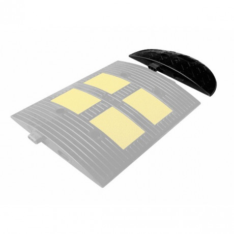 Limitator de viteza din cauciuc, inaltime 4cm, limitare 30km, cod 12110