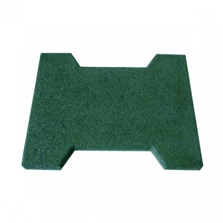 Pavele, Dale de cauciuc, tip Dublu T, interblocabile, SBR, 24.5cm x 19.5cm