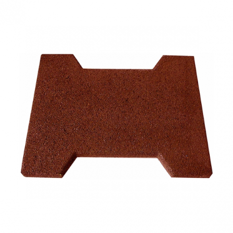 Pavele, Dale de cauciuc, tip Dublu T, interblocabile, SBR, 24.5cm x 19.5cm