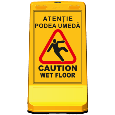 Atenționare Podea Umedă – Baliză profesională– Panou Avertizare