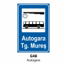 Autogara, Indicator rutier | Semn de circulatie