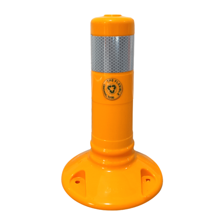 Stalp galben din cauciuc inaltime 30cm, TPE