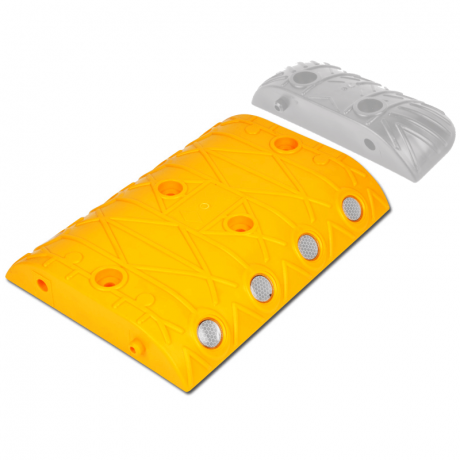 Limitator de viteza din PPC, inaltime 5cm, limitare 10km, culori alternative, cod 12100