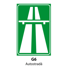 Autostrada, Indicator rutier | Semn de circulatie