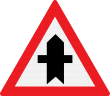 Intersectie cu un drum fara prioritate (A35), Indicator rutier | Semn de circulatie