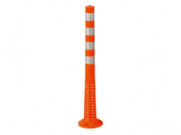 Stalp portocaliu din cauciuc inaltime 1 metru, TPU