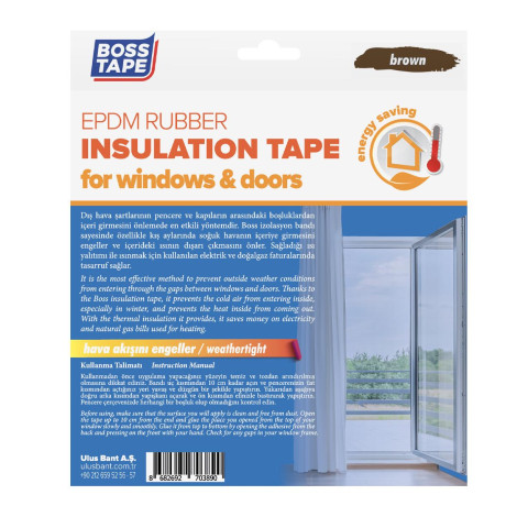 Banda EPDM, etansare si izolare, MARO, 15mm x 5m, adeziva, pentru usi si ferestre