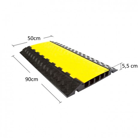 Rampa de protectie pentru cabluri, 5 canale