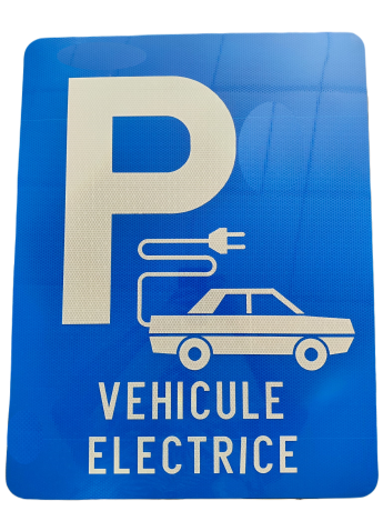Parcare Rezervata Masinilor Electrice, G34E, indicator rutier | Semn de circulatie