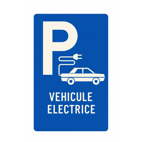 Parcare Rezervata Masinilor Electrice, G34E, indicator rutier | Semn de circulatie