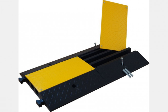 Protectie pentru cabluri, pod pentru cablu, 3 canale Ø 5cm