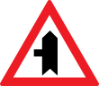 Intersectie cu un drum fara prioritate (A37), Indicator rutier | Semn de circulatie