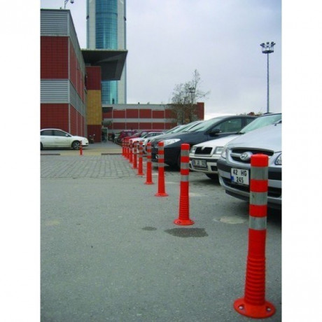 Stalp portocaliu din cauciuc inaltime 75cm, TPU