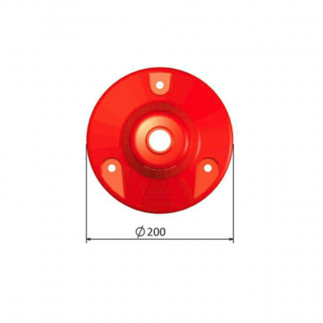 Stalp portocaliu din cauciuc inaltime 75cm, TPU
